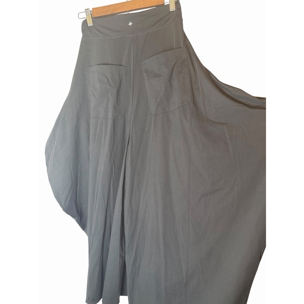 Halara Mid Rise Draped Wide Leg Pants Women's Pockets Casual Stretch Small Reg - Picture 8 of 10